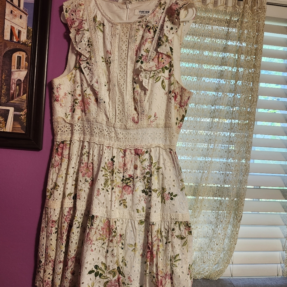 Floral Lace Kids Dress
